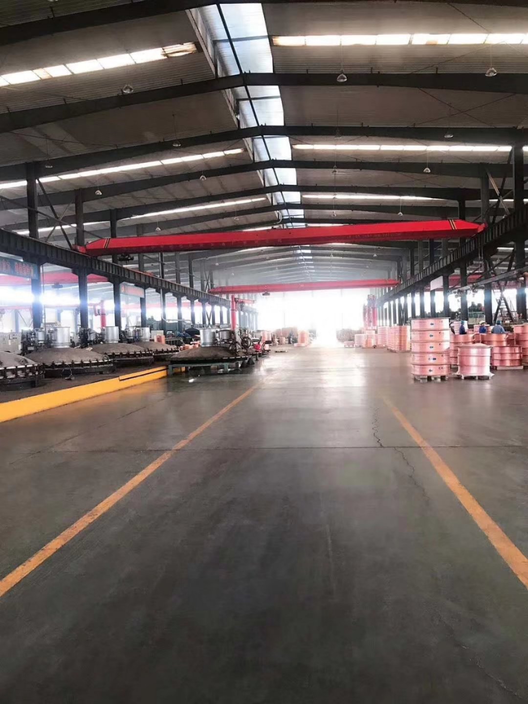 銅管生產(chǎn)現場(chǎng)-盤(pán)管退火、包裝區